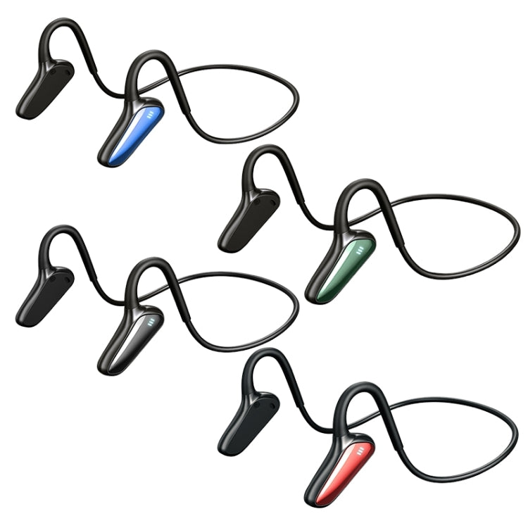 M-D8 IPX5 Waterproof Bone Passage Bluetooth Hanging Ear Wireless Earphone — Blue