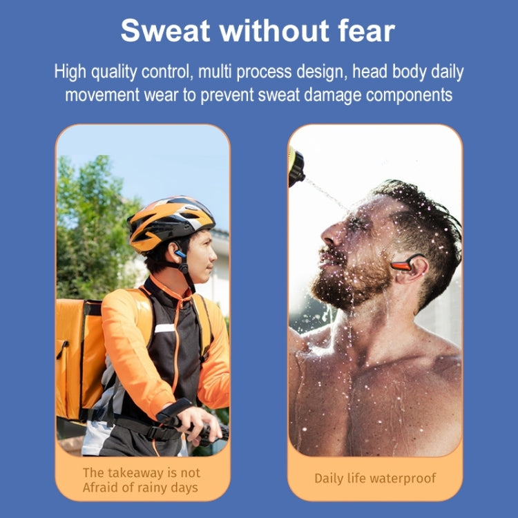 M-D8 IPX5 Waterproof Bone Passage Bluetooth Hanging Ear Wireless Earphone — view 7