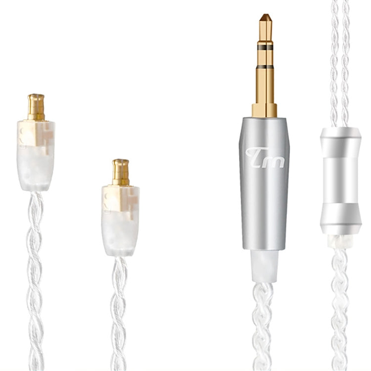 TRN Silver Plated Upgrade Cable Headphones Cable with A2DC Connection for TRN V10 V20 Earphone — A2DC