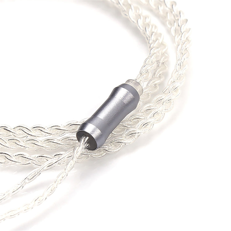 TRN Silver Plated Upgrade Cable Headphones Cable with A2DC Connection for TRN V10 V20 Earphone — view 3