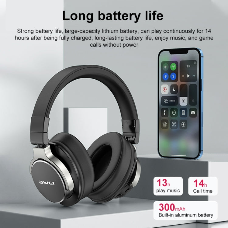 awei A710BL Foldable ANC Noise Cancelling Bluetooth Wireless Headset — view 5
