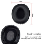 2pcs Sponge Headphone Protective Case With Card Buckle for Sony MDR-10RC
