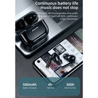 awei T29 Bluetooth V5.0 TWS True Wireless Sports Headset with Charging Case — White