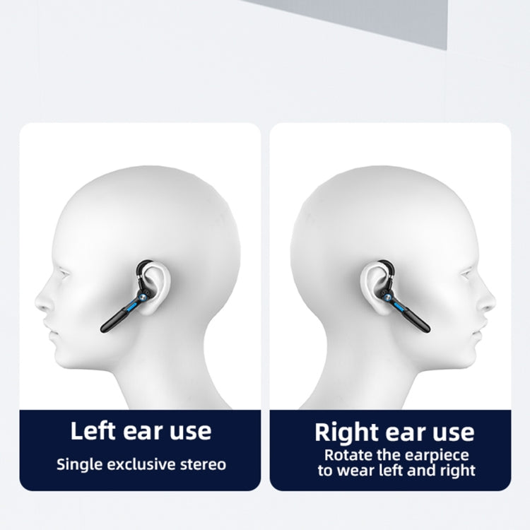 ME-100 TWS Business Rotating Universal True Stereo 5.0 Version Hanging Ear In-Ear Bluetooth Headset — view 12