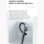 ME-100 TWS Business Rotating Universal True Stereo 5.0 Version Hanging Ear In-Ear Bluetooth Headset — view 13