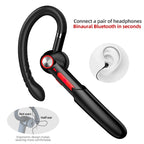 ME-100 TWS Business Rotating Universal True Stereo 5.0 Version Hanging Ear In-Ear Bluetooth Headset — Black Blue