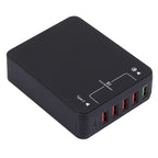 Q8118 1 Quick Charge 3.0 + 4 Smart Identification USB + 1 USB-C / Type-C 3.1 Desktop USB Charger — view 5