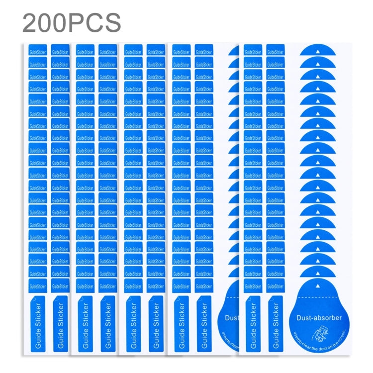 200 PCS Dust-absorber LCD Guide Sticker Dedust for Screen Glass — view 2