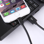 1m 3A 8 Pin to USB Data Sync Charging Cable for iPhone, iPad, Diameter: 4 cm — view 5
