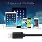1m 3A 8 Pin to USB Data Sync Charging Cable for iPhone, iPad, Diameter: 4 cm — view 6
