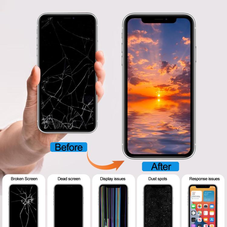 For iPhone 16e Original LCD Screen With Digitizer Full Assembly