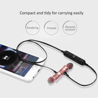AWEI A921BL Wireless Sport Magnetic Bluetooth Earphone with Wire Control + Mic — view 7