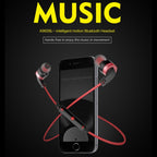 AWEI A960BL Wireless Sport Bluetooth Earphone with Wire Control, Support Handfree Call — Silver