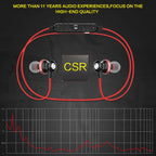 AWEI A980BL Wireless Sport Magnetic Bluetooth Earphone with Wire Control , Support Handfree Call — view 5