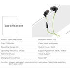 AWEI A990BL Wireless Sport Bluetooth Stereo Earphone with Wire Control + Mic, Support Handfree Call — view 16