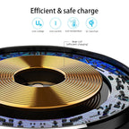 NewRixing NR-3500 Multi-function Atmosphere Light Wireless Charging Bluetooth Speaker with Hands-free Call Function, Support TF Card & USB & FM & AUX