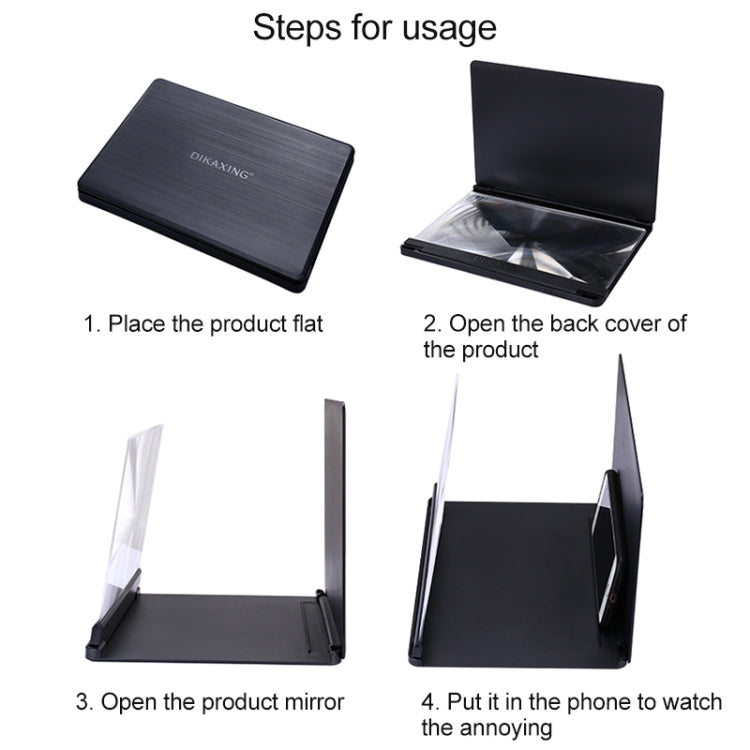 9X Ultra-thin Mobile Phone Eye Protection Screen Magnifier