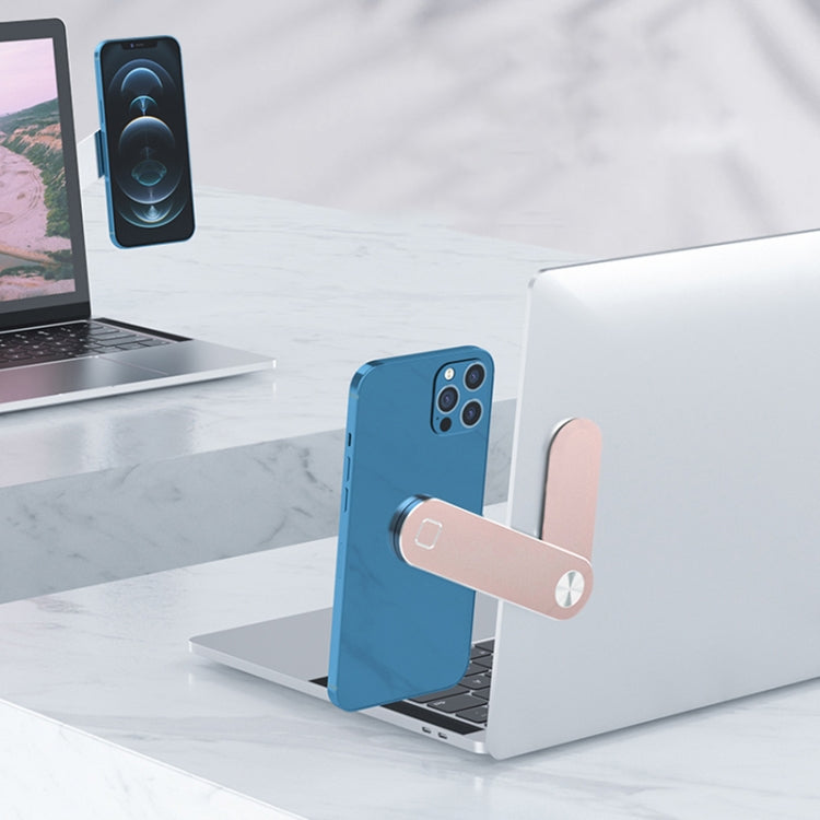 R-JUST SJ05-3 Multi-function Laptop Magnetic Expanded Metal Holder — SJ05-3 Pink