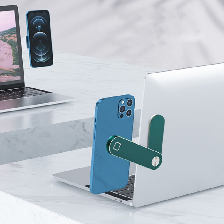 R-JUST SJ05-3 Multi-function Laptop Magnetic Expanded Metal Holder — SJ05-3 Green