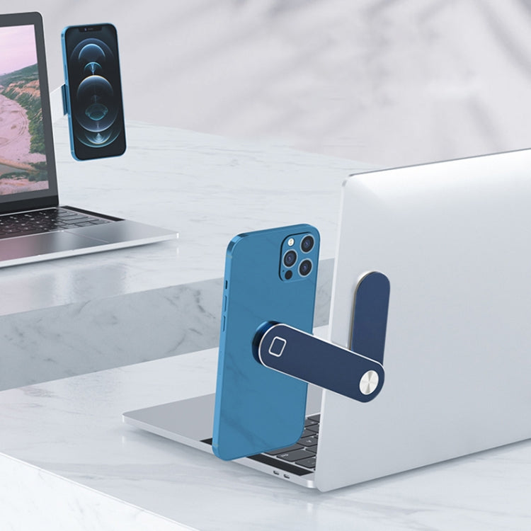 R-JUST SJ05-3 Multi-function Laptop Magnetic Expanded Metal Holder — SJ05-3 Blue