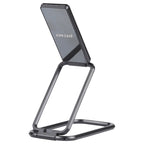 cmzwt CPS-028 Adjustable Folding Magnetic Mobile Phone Desktop Holder Bracket — Black