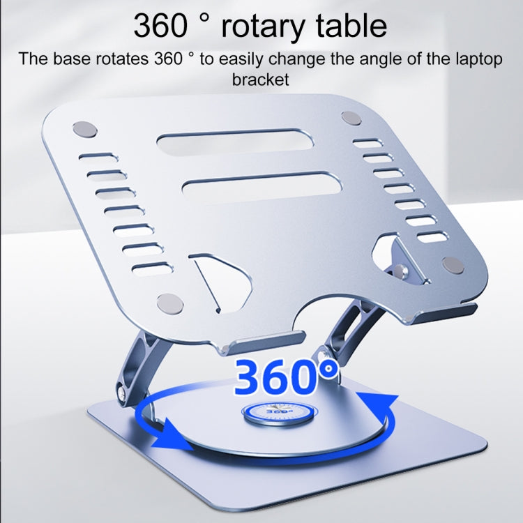 R- JUST HZ08-1 Rotating Two Holes Lifting Laptop Stand