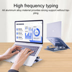 R- JUST HZ08-1 Rotating Two Holes Lifting Laptop Stand