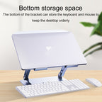 R- JUST HZ08-1 Rotating Two Holes Lifting Laptop Stand
