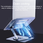 R- JUST HZ08-1 Rotating Two Holes Lifting Laptop Stand
