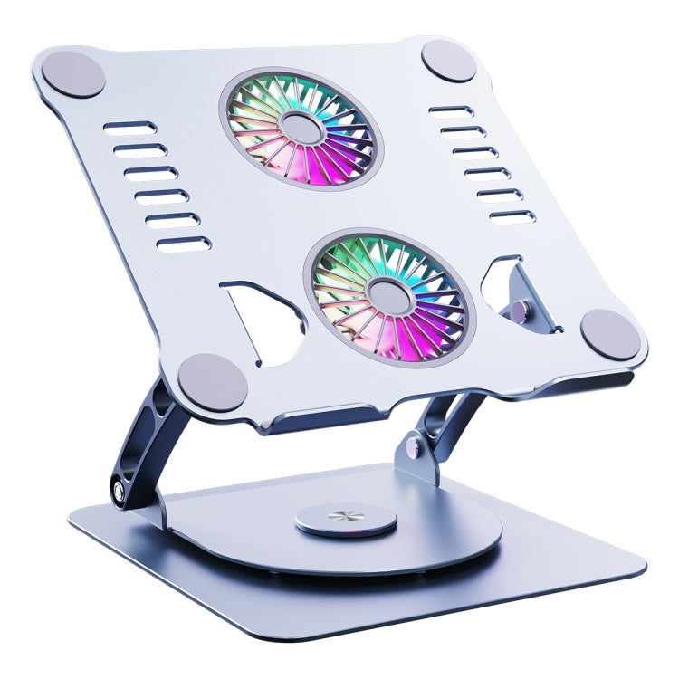 R- JUST HZ13-1 Rotating Foldable Multi-Angle Aluminum Alloy Laptop Fan Bracket