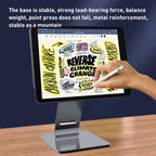 R-JUST HZ36 360-degree Rotating Aluminum Alloy Magnetic Tablet Stand, For iPad 12.9 inch