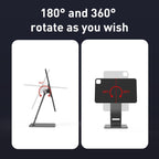 R-JUST HZ36 360-degree Rotating Aluminum Alloy Magnetic Tablet Stand, For iPad 12.9 inch