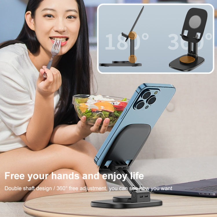 Foldable Rotating Desktop Phone Tablet Holder, FD5 B028