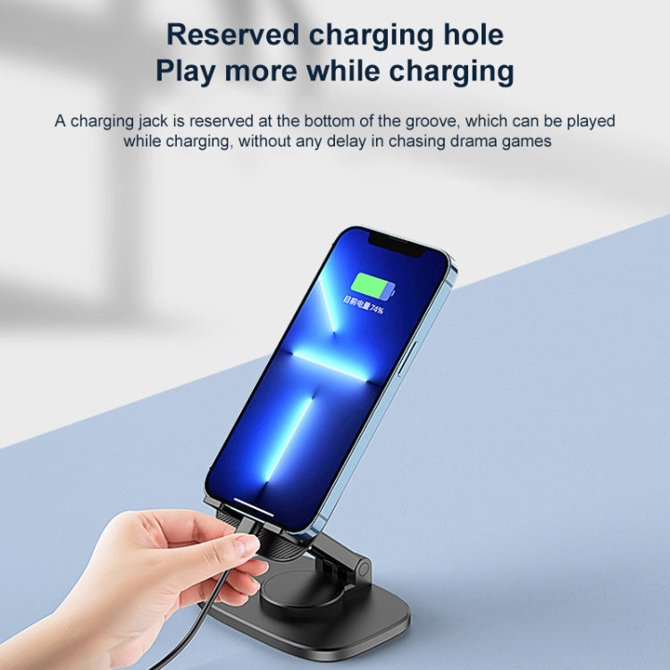 Foldable Rotating Desktop Phone Tablet Holder, FD5 B028