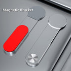 T617 Multi-function Laptop Folding Magnetic Expanded Metal Bracket — Grey