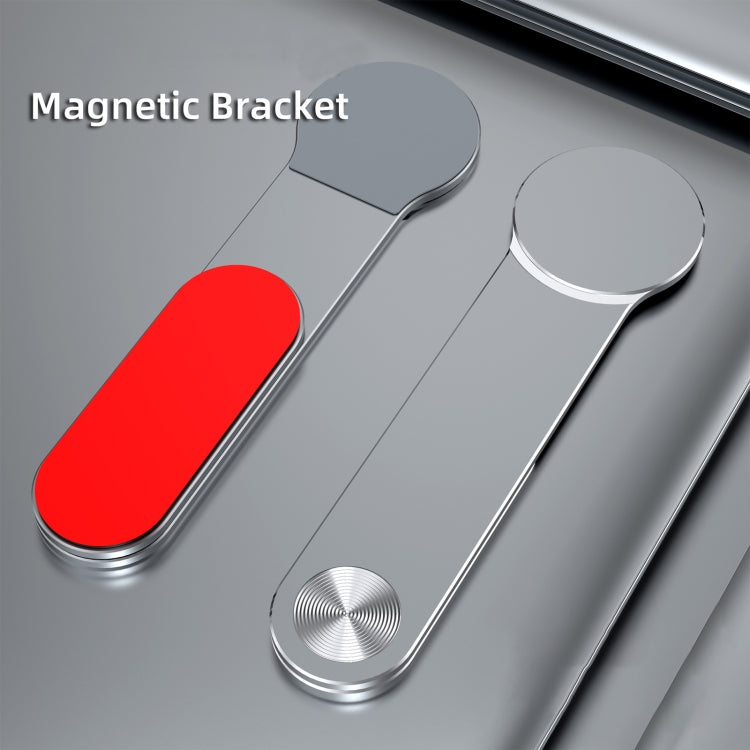 T617 Multi-function Laptop Folding Magnetic Expanded Metal Bracket — Grey