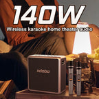 XDOBO King Max 140W IPX5 Waterproof Portable Karaoke Bluetooth Wireless Speaker — view 4