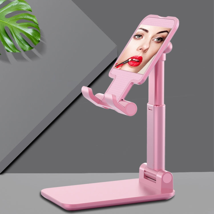 CH002 Universal Portable Foldable Mobile Phone Tablet Desktop Holder Bracket with Mirror — view 2