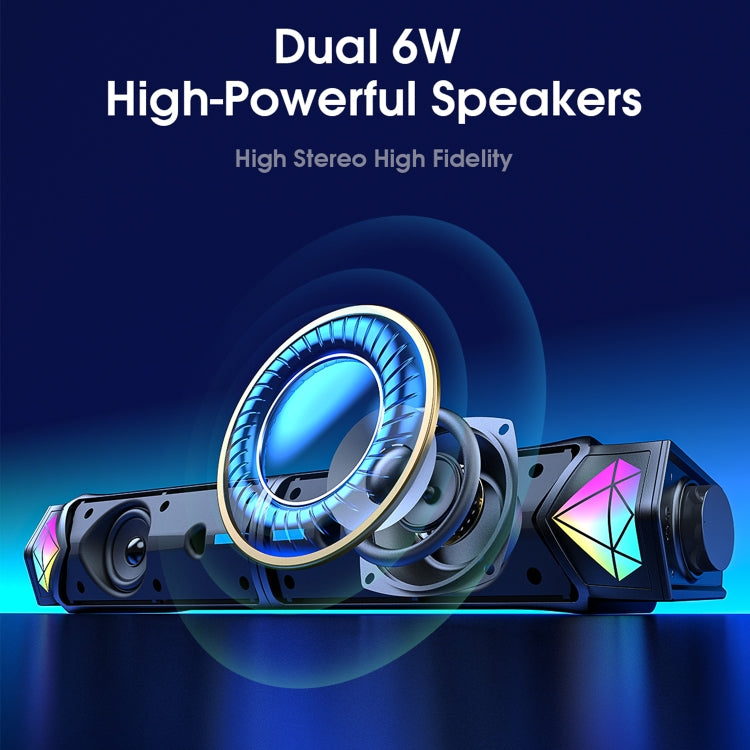L1 Outdoor Portable RGB Light USB Bluetooth Wireless Speaker with Mic