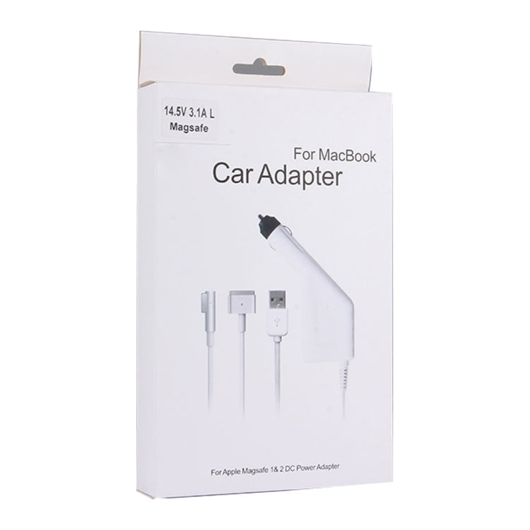 5 Pin T Style MagSafe 1 Car Charger with 1 USB Port for Apple Macbook A1150 / A1151 / A1172 / A1184 / A1211 / A1370, Length: 1.7m, 60W 16.5V 3.65A