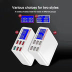 899 30W QC 3.0 6 USB Ports Fast Charger with LCD Digital Display — view 7