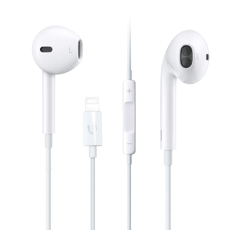 ML715 1.2m 8 Pin Port Wire Control Bluetooth Earphone, Calls, Volume Control