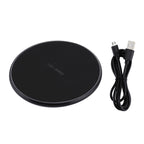 DC 9V 1.67A / 5V 1A Universal Round Shape Qi Standard Fast Wireless Charger with Indicator Light — view 5