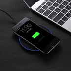DC 9V 1.67A / 5V 1A Universal Round Shape Qi Standard Fast Wireless Charger with Indicator Light — view 7