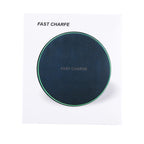 DC 9V 1.67A / 5V 1A Universal Round Shape Qi Standard Fast Wireless Charger with Indicator Light — view 8