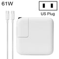 61W Type-C Power Adapter with 1.8m Cable, US Plug