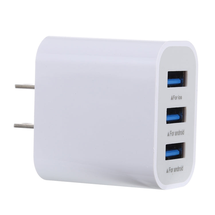 3.1A 3 USB Ports Quick Charger Travel Charger