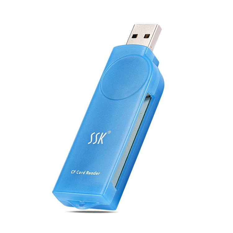SSK SCRS028 USB 2.0 Interface External Card Reader, Supports CF Card / MD