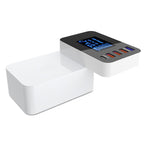 CDA33Q 40W QC 3.0 USB + 3 USB Ports + USB-C / Type-C Ports Multi-function Charger with LED Display, UK Plug — UK Plug