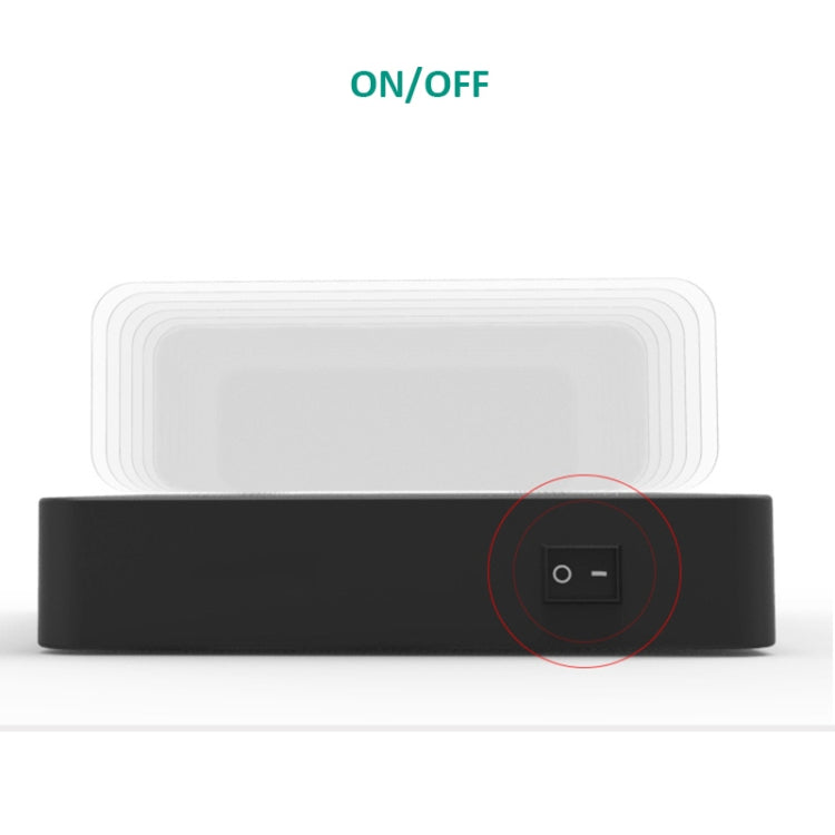 50W 6 USB Ports + 2 USB-C / Type-C Ports + Wireless Charging Multi-function Charger with LED Display & Detachable Bezel, AU Plug — view 9